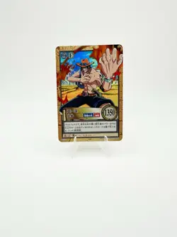 Portgas D. Ace 2001 C531 One Piece Carddass Hyper Battle Holo Japanese Bandai - Image 1