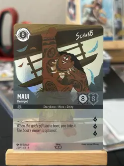 Disney 100 Lorcana Floodborn Collector's Edition Maui Demigod Promo 23/P1 M/NM - Image 1