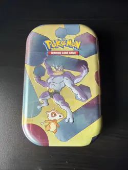 Pokemon TCG Scarlet & Violet 151 Mini Tin Machamp Cubone Art Factory Sealed New - Image 1