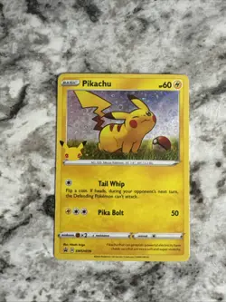 Pikachu SWSH039 General Mills Promo 2020 Holo Rare Holo Pokemon TCG Card NM - Image 1
