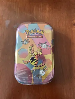 Pokemon TCG Scarlet and Violet 151 Mini Tin Electabuzz Factory Sealed - Image 1