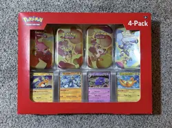 Pokemon TCG: Scarlet And Violet - 151 Mini Tin 4 Pack Factory Sealed - Image 1