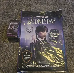 Wednesday Karten - Mystery Trading Cards Sammelkarten - 1 Starter+15Booster pack - Image 1