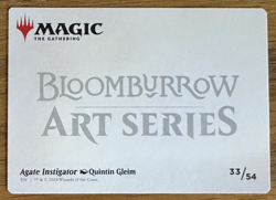 MTG Bloomburrow Art Card, Agate Instigator 33/54 - Image 2