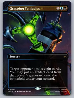 Grasping Tentacles (Borderless) 21 Marvel's Spider-Man: Eternal-Legal MTG NM - Image 1