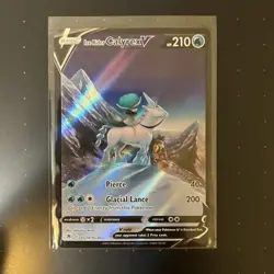 Ice Rider Calyrex V TG14/TG30 Astral Radiance Pokemon Card Full Art Ultra Rare - Image 1