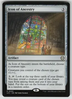 Icon of Ancestry Rare Commander: The Lost Caverns of Ixalan 305 MTG NM 2023 - Image 1