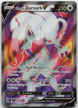 Hisuian Zoroark V SWSH297 Holo Pokemon Sword & Shield Promo Holo NM - Image 1