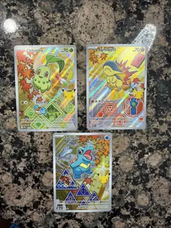Pokemon First Partner Series 2 - Johto Starter Set Chikorita Cyndaquil Totodile - Image 3