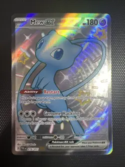 Mew ex 216/091 Pokemon TCG Paldean Fates Shiny Ultra Rare NM Near Mint - Image 1