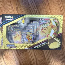 Pokemon TCG Crown Zenith Pikachu VMAX Premium Collection Box - 1 Box - Image 1