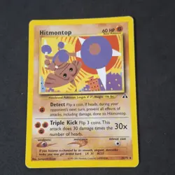 Hitmontop 22/75 Neo Discovery Card No Holo Pokemon Card ENG - Image 1