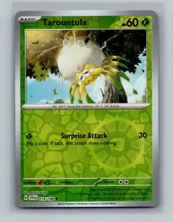 Tarountula 018/198 Reverse Holo Scarlet & Violet Base Set Pokemon Card LP-NM - Image 1