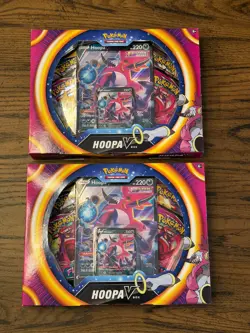 Lot of 2 - Pokemon TCG Hoopa V Collection Box - Evolving Skies & Fusion Strike - Image 1