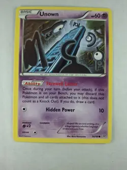 Unown - 30/98 - Common - Lightly Played Pokemon TCG - Image 4