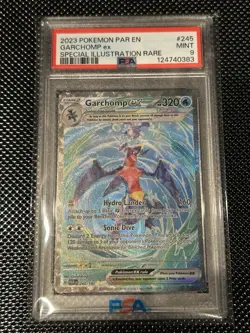 2023 POKEMON PAR EN-PARADOX RIFT SPECIAL ILLUSTRATION RARE GARCHOMP EX PSA 9 - Image 1