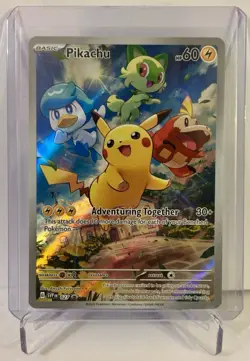Pikachu 027/SV-P Sv: Scarlet&Violet Promo (ENG) Illustration Rare(IR) Holofoil - Image 1
