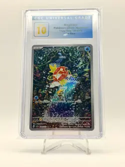 2023 POKEMON JP TRIPLET BEAT SHINJI KANDA AR MAGIKARP 080/073 CGC PRISTINE 10 - Image 1