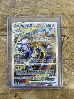 Pokemon Mewtwo VSTAR TCG Ultra Rare Card GG44/GG70 Crown Zenith Galarian Gallery - Image 1