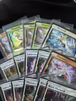 Prism Star LOT 18X Sun And Moon Pokemon Arceus/Shaymin/Lusamine/Diancie - Image 4