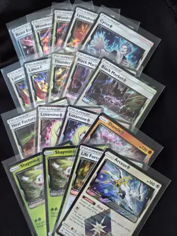 Prism Star LOT 18X Sun And Moon Pokemon Arceus/Shaymin/Lusamine/Diancie - Image 5