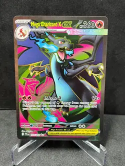 Mega Charizard X ex 109/094 Ultra Rare Phantasmal Flames Pokemon Near Mint - Image 1