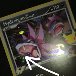 MOUTH SWIRL 🌀💫 Hydreigon SWSH138 Celebrations Cosmos Holo Promo Pokemon Card - Image 1