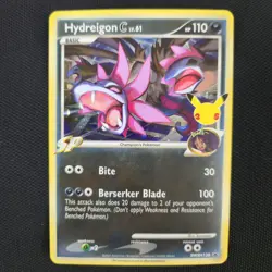 MOUTH SWIRL 🌀💫 Hydreigon SWSH138 Celebrations Cosmos Holo Promo Pokemon Card - Image 3