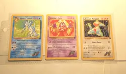 *3 Cards Pokemon cards.* Sabrina's Golduck, Jynx & Porygon, Great Condition. - Image 1
