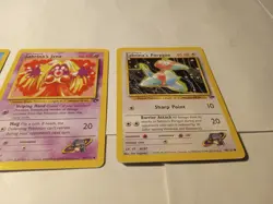 *3 Cards Pokemon cards.* Sabrina's Golduck, Jynx & Porygon, Great Condition. - Image 4