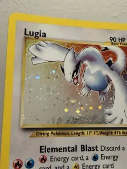 Pokemon Lugia 9/111 Neo Genesis Unlimited Holo Rare English 2000 - Image 4