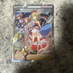 Irida GG63/GG70 Crown Zenith: Galarian Gallery Holo Full Art Trainer Pokemon NM - Image 1