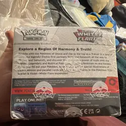 Pokemon TCG Scarlet Violet White Flare Booster Box Probably FAKE!!! - Image 2