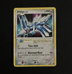 Pokemon TCG Dialga 4/100 Diamond & Pearl Rare Regular 100 HP English 2008 - Image 1