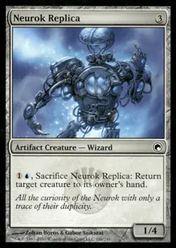 Neurok Replica Scars of Mirrodin MTG Magic the Gathering card - Image 1