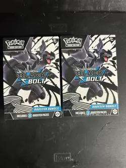 Pokemon TCG Black Bolt Booster Bundle BRAND NEW FACTORY SEALED set of 2 - Image 1