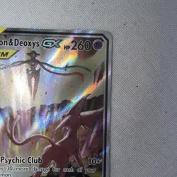 Pokemon Espeon & Deoxys GX TAG TEAM Promo Holo Sm SM240 Psychic Club 260 HP - Image 3