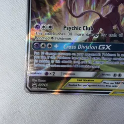 Pokemon Espeon & Deoxys GX TAG TEAM Promo Holo Sm SM240 Psychic Club 260 HP - Image 4