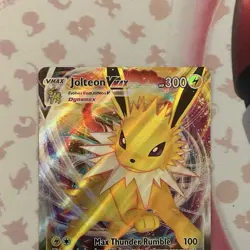 Jolteon VMAX 051/203 Holo VMAX Rare Evolving Skies Pokemon Holo LP - Image 2
