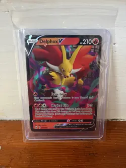 Delphox V Pokemon Card 027/196 Nice Condition FREE SHIPPING - Image 1