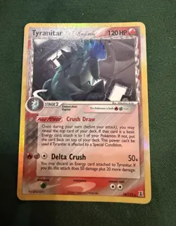 Pokemon Tyranitar 16/113 EX Delta Species Reverse Holo Rare English 2005 - Image 1