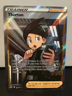 Thorton 195/196 Ultra Rare Pokemon Lost Origin Holo Full Art - Image 1