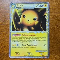 Raichu (Prime) 83/90 - Undaunted Special Holo Vintage 2010 - Pokemon TCG Card MP - Image 1