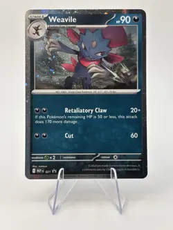 Weavile 021 Black Star Promo - Cosmos Holo - Mega Evolution Promo - Pokemon TCG - Image 1