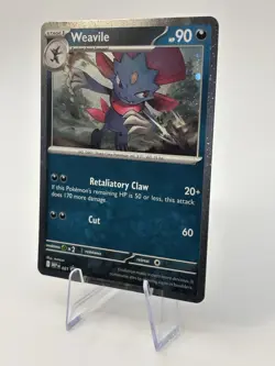 Weavile 021 Black Star Promo - Cosmos Holo - Mega Evolution Promo - Pokemon TCG - Image 2