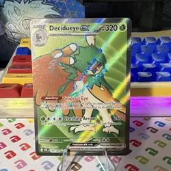 Decidueye EX 100/088 POR Ultra Rare Holo Full Art 320HP EN Pokemon TCG - Image 2
