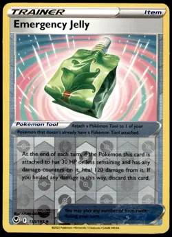 Emergency Jelly 155/195 Uncommon Silver Tempest Pokemon Reverse Holo Near Mint - Image 1