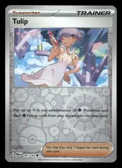 Tulip 181/182 Paradox Rift Reverse Holo NM/M Pokemon - Image 1