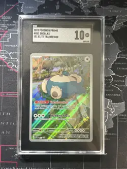 2023 POKEMON EN-SV BLACK STAR PROMO 151 ELITE TRAINER BOX SNORLAX SGC 10 GM - Image 1