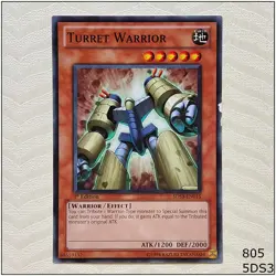 Turret Warrior - 5DS3-EN015 - Common 1st Edition Yugioh - Image 1